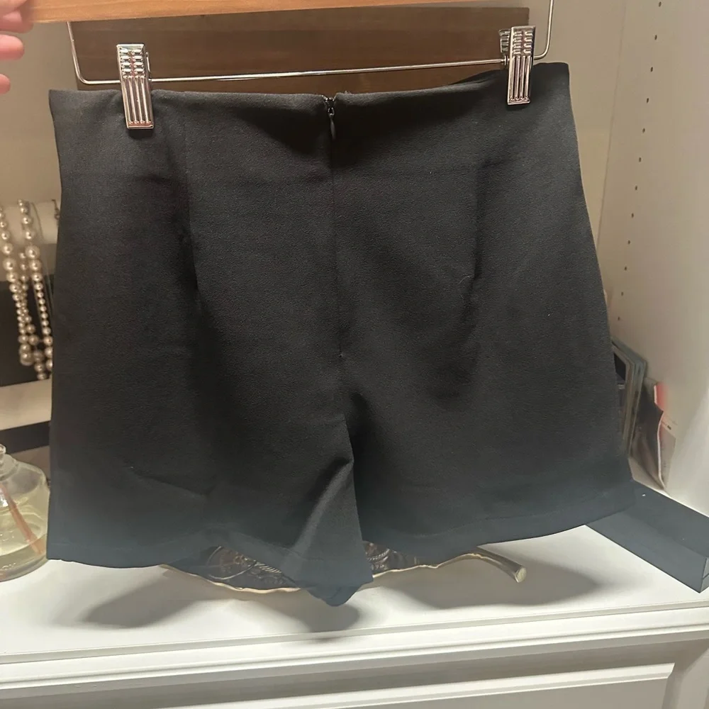 She + Sky Black Wrap Mini Skort - Picture 8 of 8
